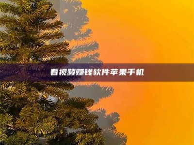 偃师看视频赚钱软件苹果手机